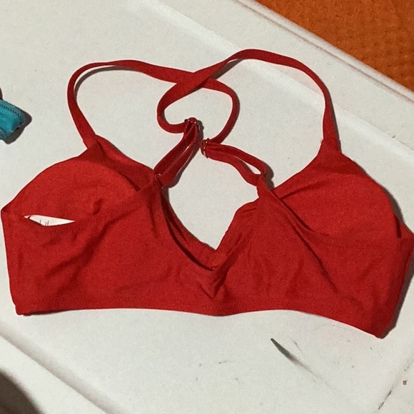 Women's Bikini Swimsuit Floral Print Wide Straps Knotted Bathing Suit NWT SizeXL - Picture 3 of 3